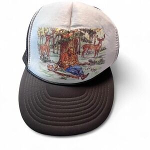 Vintage nissin‎ cap hunting funny trucker